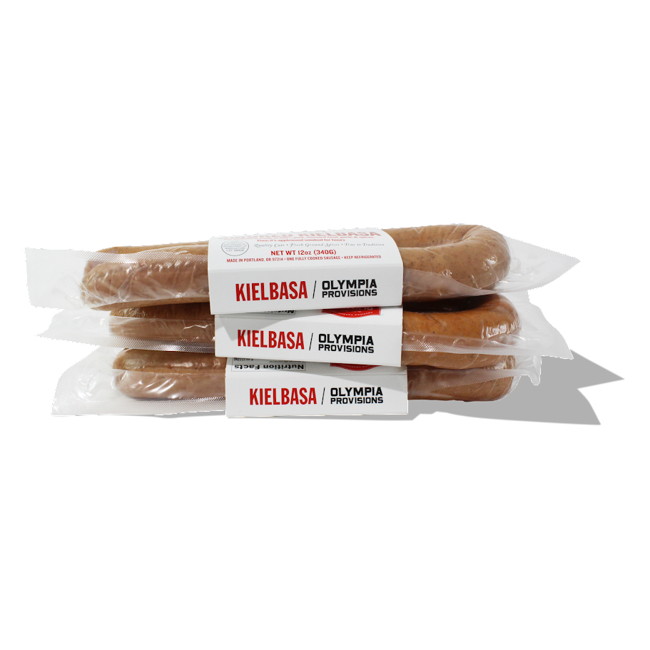 kielbasa in packaging