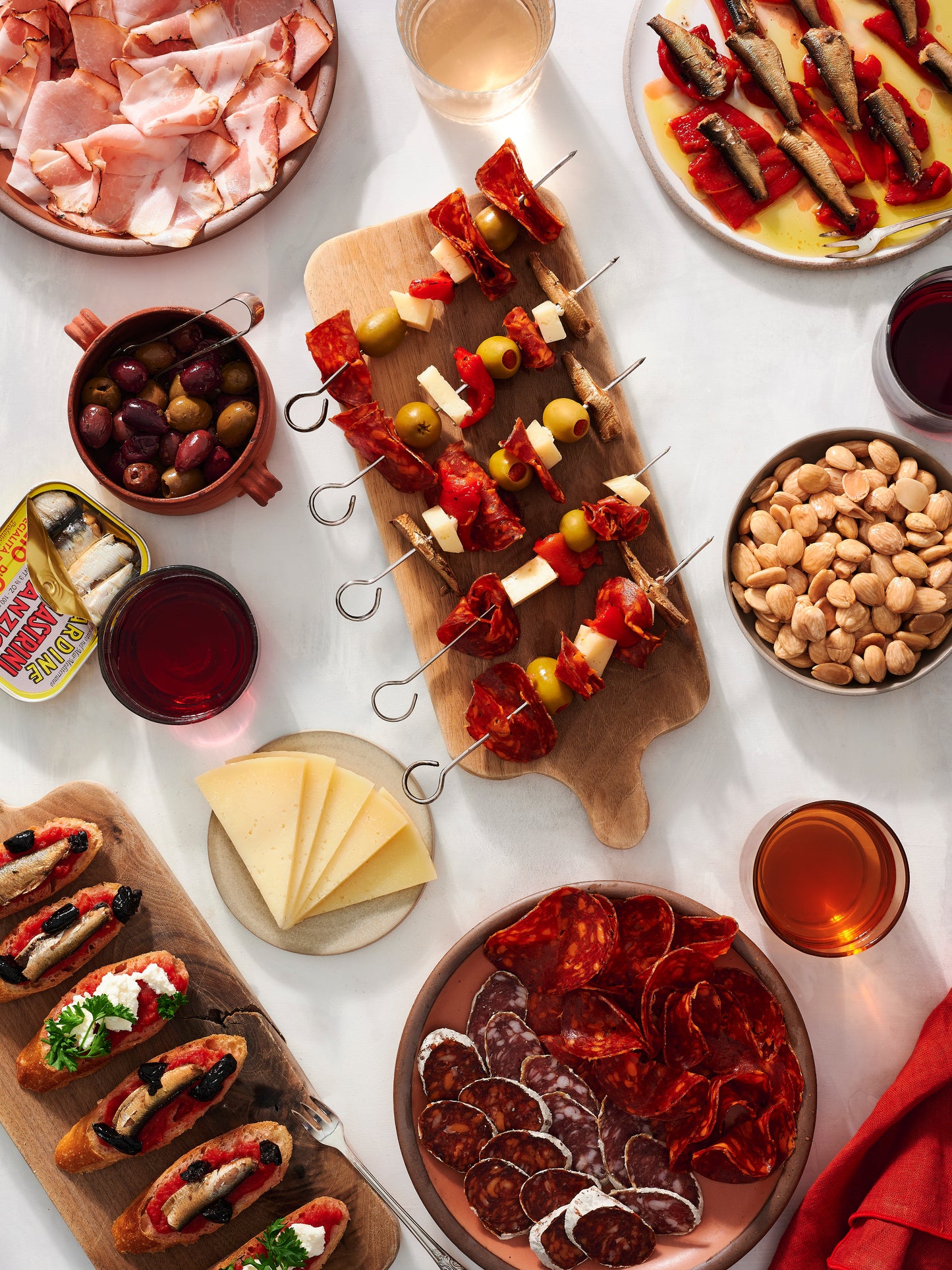 spanish salami with gildas