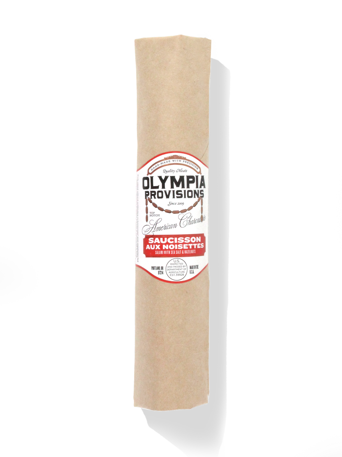 saucisson aux noisettes