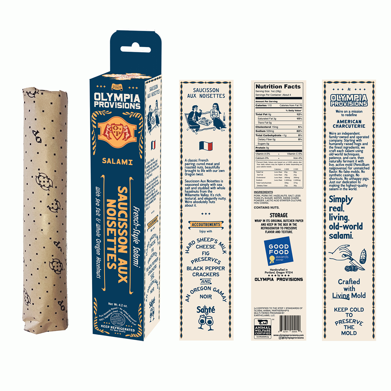 Saucisson Aux Noisettes