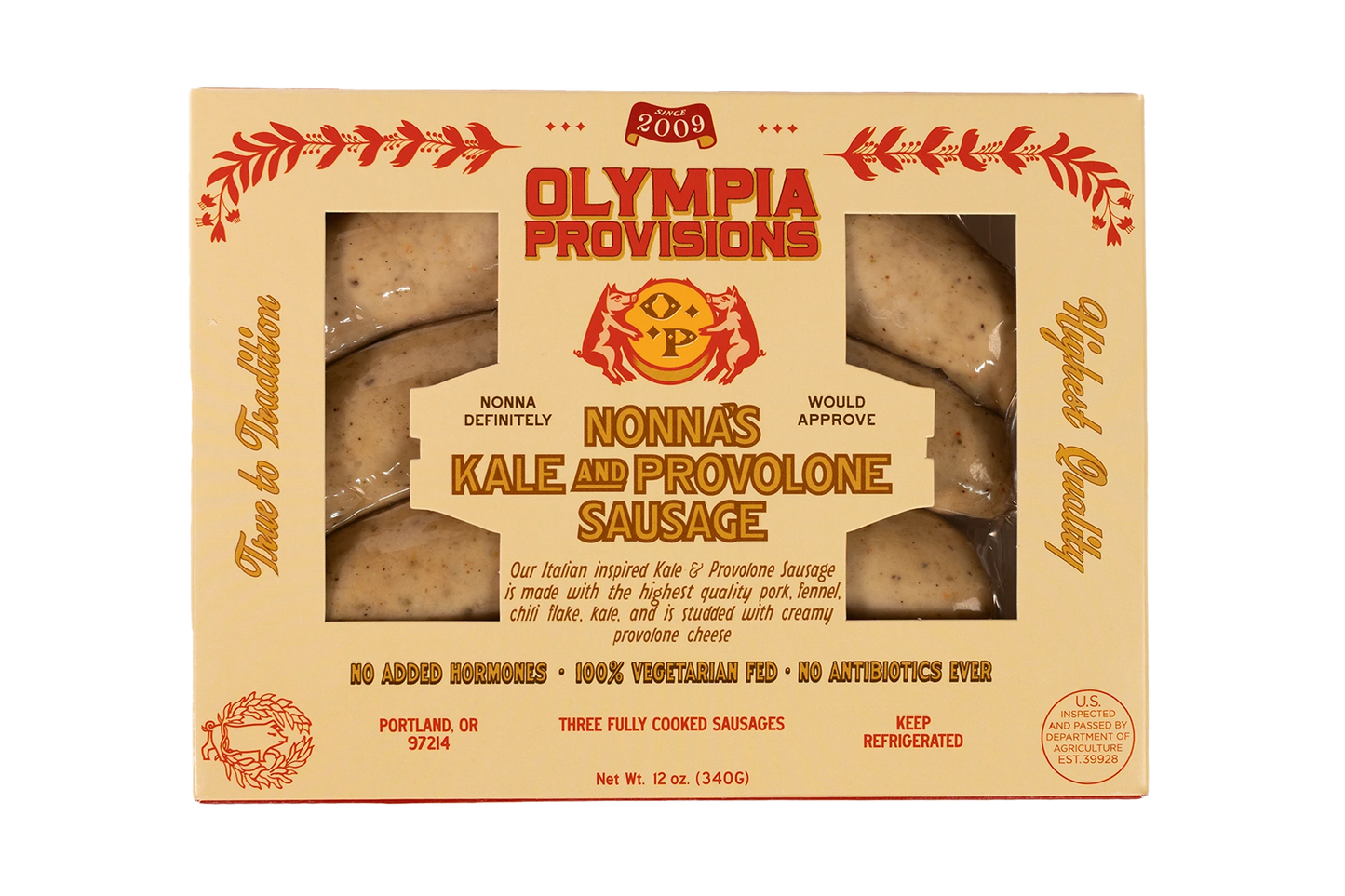 Nonna's Kale & Provolone Sausage