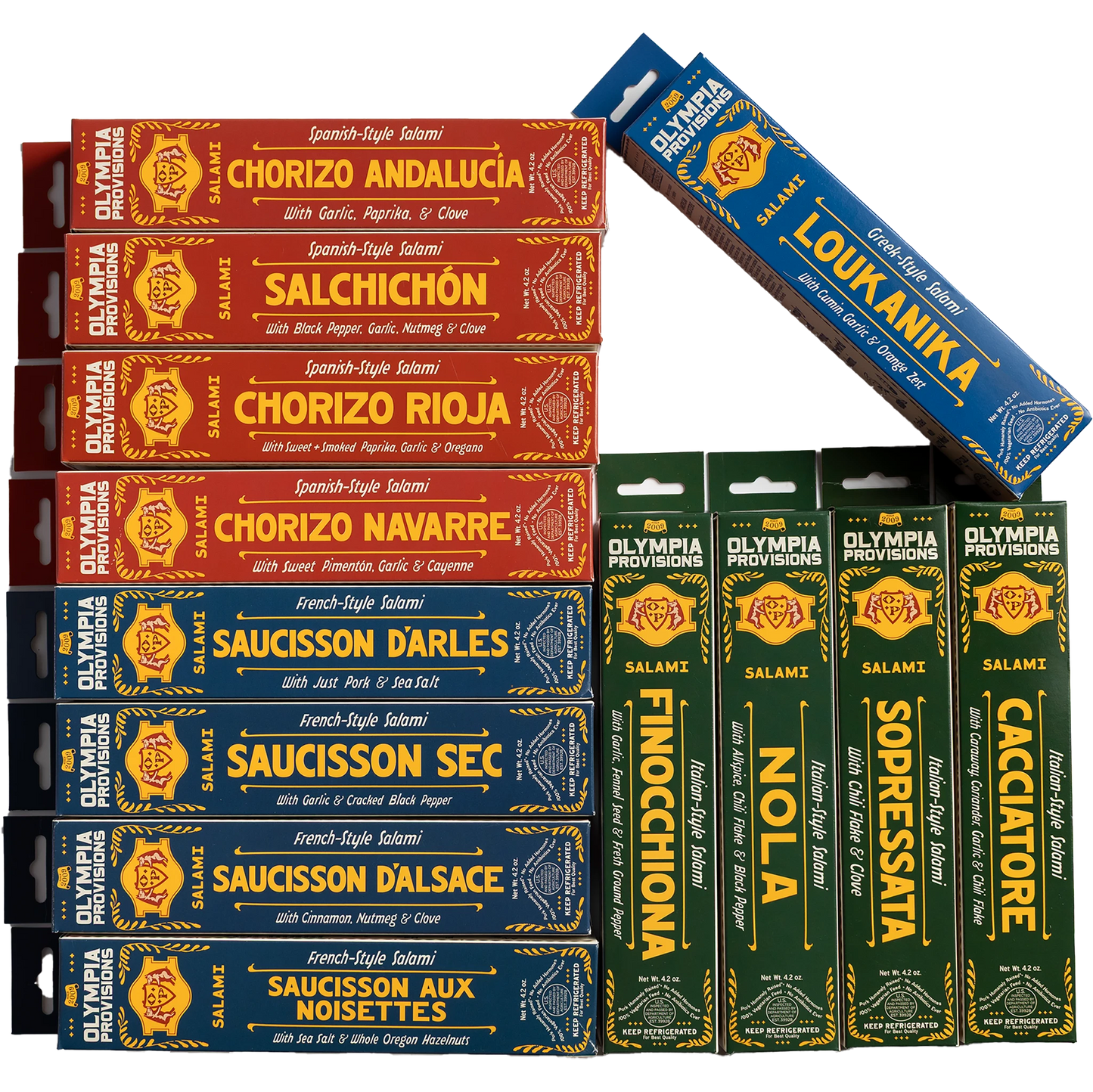 Mixed Case European Salami